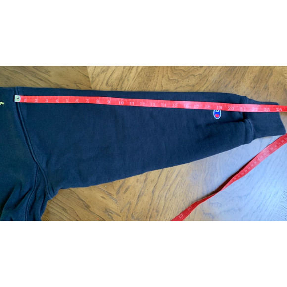 Champion Reverse Weave Crewneck Sweatshirt Mens Black Size L - Picture 8 of 8